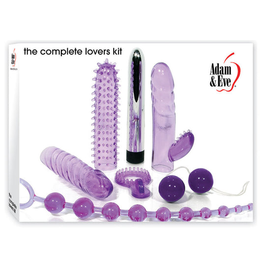 Adam and Eve the Complete Lovers Kit - Purple Adam and Eve the Complete Lovers Kit - Purple - UABDSM