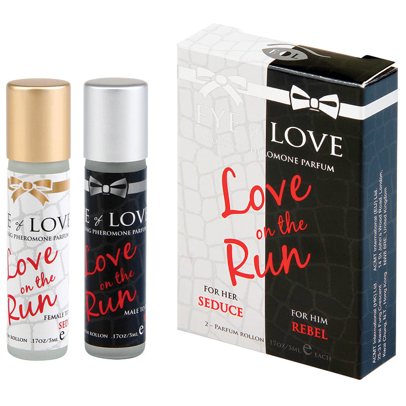 Eye Of Love Parfum Mini Roll On Set- Rebel and Seduce - UABDSM
