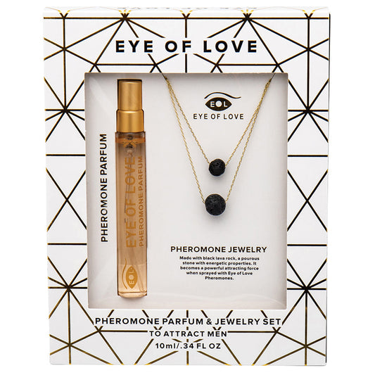 Eye Of Love 2pc Set Necklace 2-Layer Gold with Parfume Eye Of Love 2pc Set Necklace 2-Layer Gold with Parfume - UABDSM