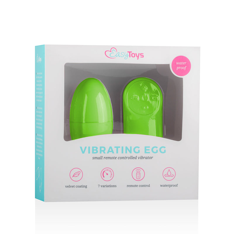 Easytoys Remote Control Vibrating Egg - Green - UABDSM