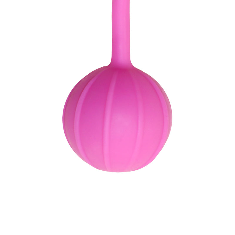 Easytoys Vertical Ribbed Geisha Balls - Pink - UABDSM