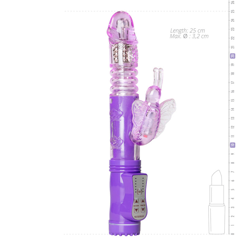 Easytoys Purple Butterfly Vibrator - UABDSM