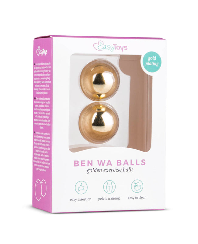 Gold Ben Wa Balls - 25mm - UABDSM