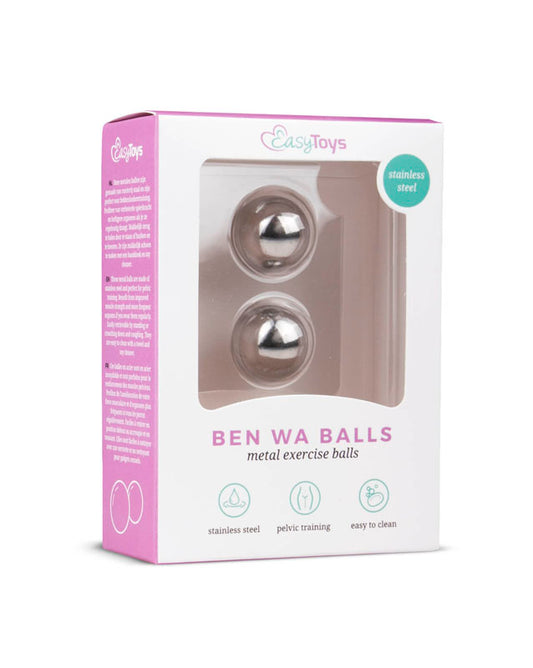 Silver Ben Wa Balls - 19mm - UABDSM