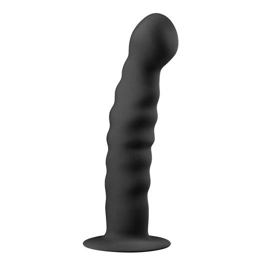 Silicone Suction Cup Dildo - Black Silicone Suction Cup Dildo - Black - UABDSM