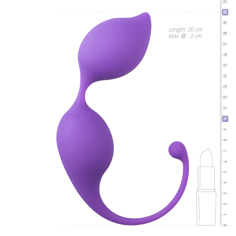 Curved Kegel Balls - Purple - UABDSM