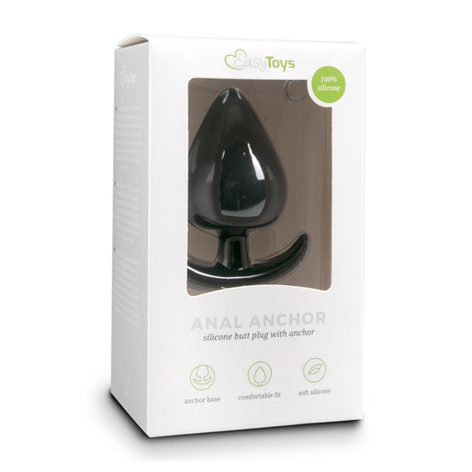 Black Anchor Buttplug - Medium - UABDSM