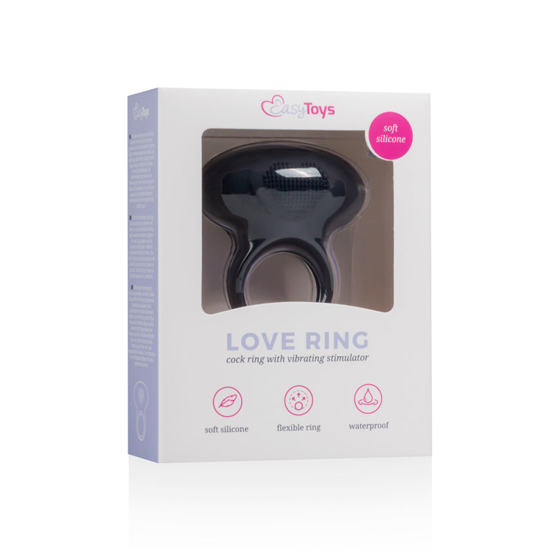 Vibrating Cock Ring - Black - UABDSM