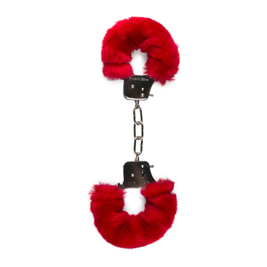 Furry Handcuffs - Red Furry Handcuffs - Red - UABDSM