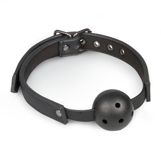 Ball Gag With PVC Ball - Black Ball Gag With PVC Ball - Black - UABDSM