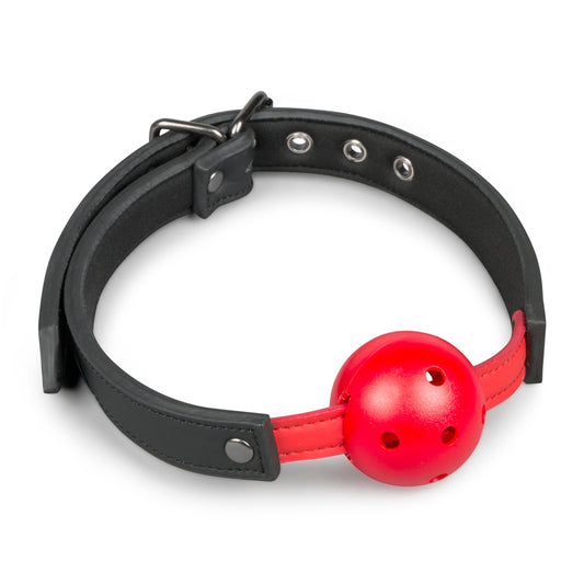 Ball Gag With PVC Ball - Red Ball Gag With PVC Ball - Red - UABDSM