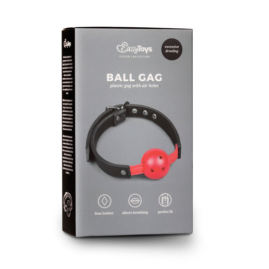 Ball Gag With PVC Ball - Red - UABDSM