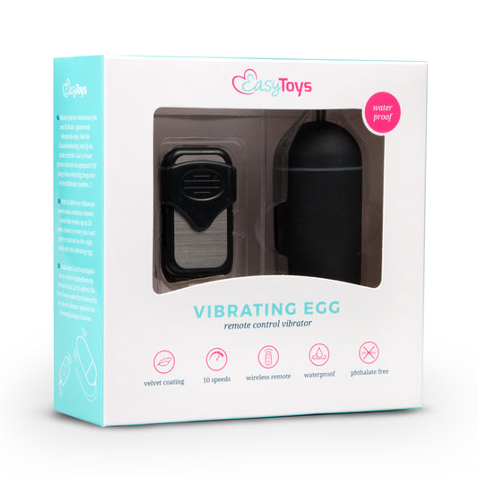 Easytoys Vibration Egg - Black - UABDSM