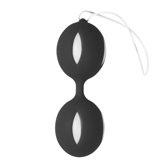 Wiggle Duo Kegel Ball - Black/White Wiggle Duo Kegel Ball - Black/White - UABDSM
