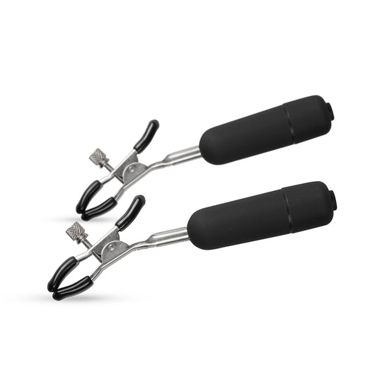 Nipple Clamps With Vibrating Bullets Nipple Clamps With Vibrating Bullets - UABDSM