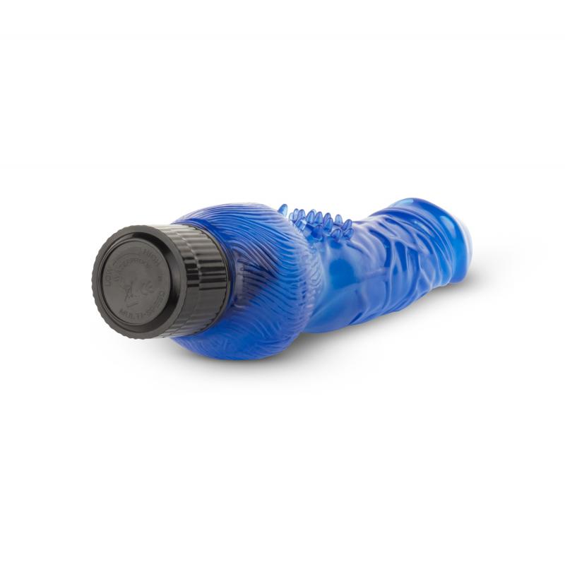 Jelly Infinity - Realistic Vibrator - Blue - UABDSM