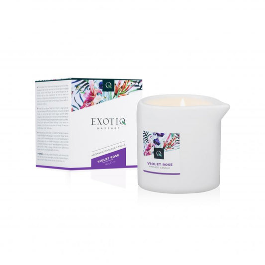 Exotiq Massage Candle Violet Rose - 60g Exotiq Massage Candle Violet Rose - 60g - UABDSM
