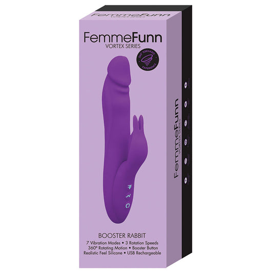 FemmeFunn Vortex Booster Rabbit-Purple 7.9 FemmeFunn Vortex Booster Rabbit-Purple 7.9 - UABDSM
