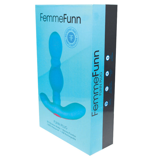Femmefunn Vibrating Butt Plug-Turquoise Femmefunn Vibrating Butt Plug-Turquoise - UABDSM