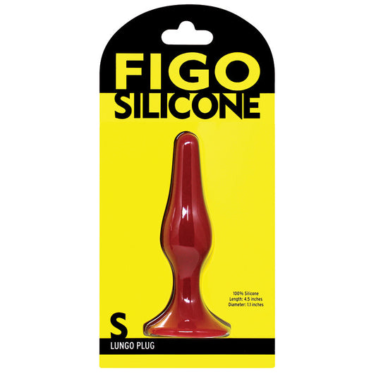 Figo Lungo Silicone Plug Small-Red Figo Lungo Silicone Plug Small-Red - UABDSM
