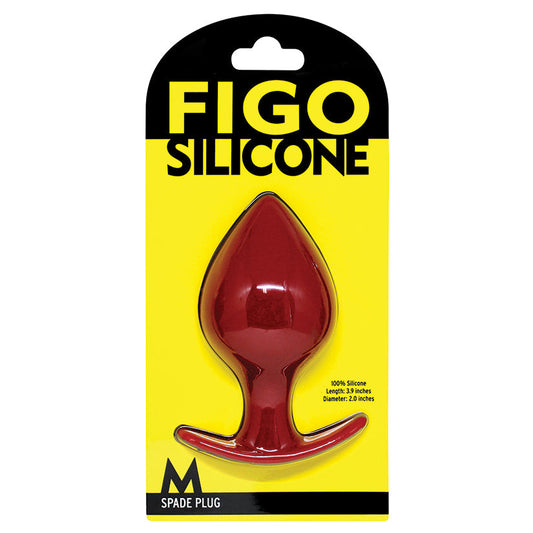 Figo Spade Plug Medium-Red Figo Spade Plug Medium-Red - UABDSM