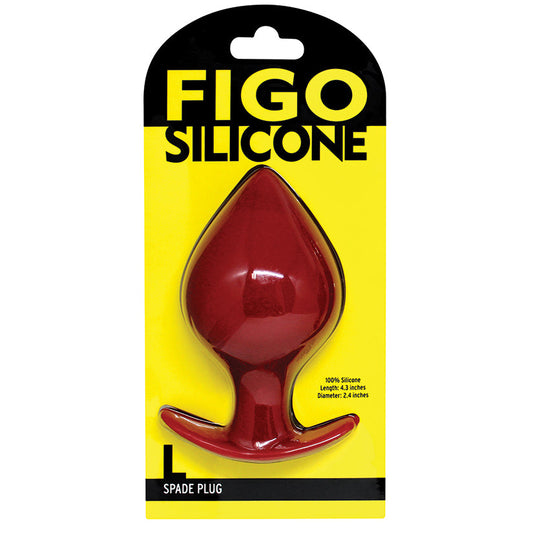 Figo Spade Plug Large-Red Figo Spade Plug Large-Red - UABDSM