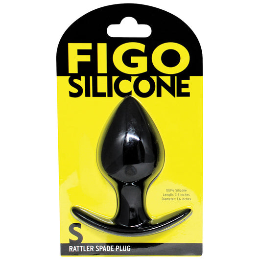 Figo Rattler Spade Plug Small-Black Figo Rattler Spade Plug Small-Black - UABDSM