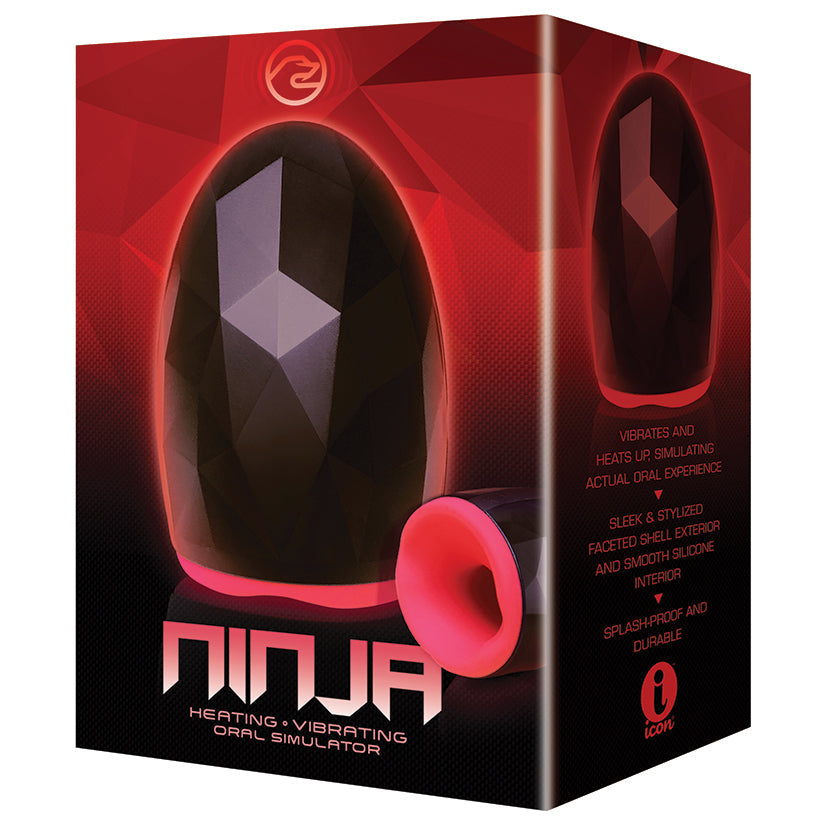 Falcon Ninja Heating & Vibrating Simulator - Black - UABDSM