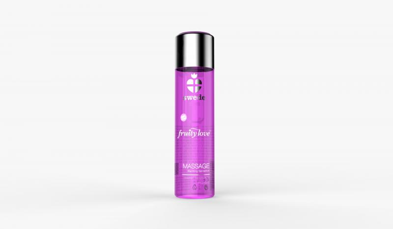 Swede - Massage Oil Sweet Raspberry/Rhubarb - 60 Ml - UABDSM