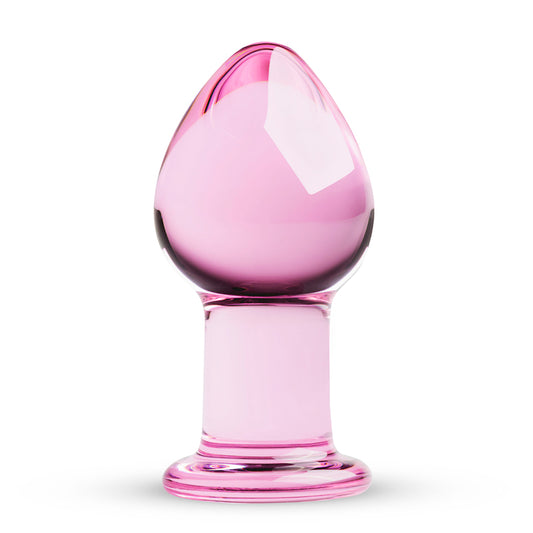 Pink Glass Buttplug Pink Glass Buttplug - UABDSM