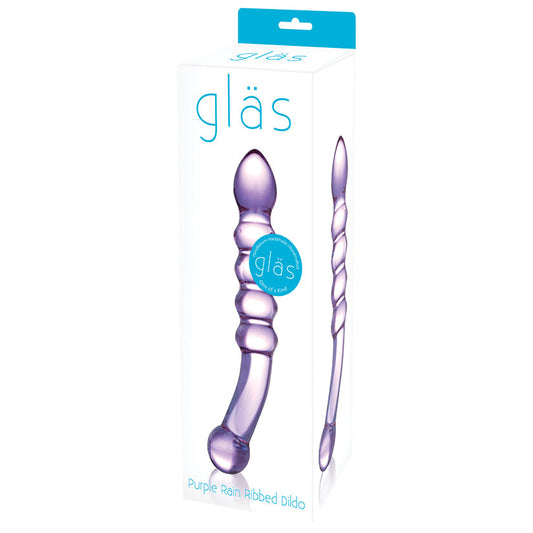 Purple Rain Ribbed Dildo Purple Rain Ribbed Dildo - UABDSM