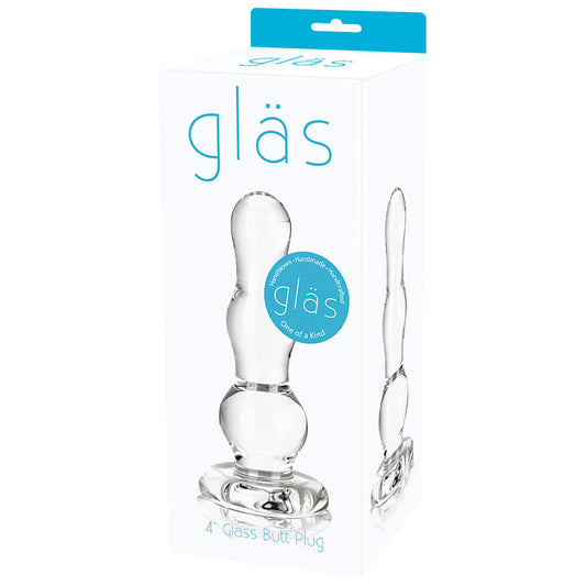 4 Inch Glass Butt Plug 4 Inch Glass Butt Plug - UABDSM