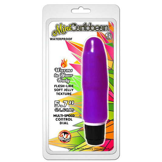 Mini Caribbean - 3 Smooth - Purple Mini Caribbean - 3 Smooth - Purple - UABDSM
