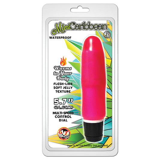 Mini Caribbean - 3 Smooth - Pink Mini Caribbean - 3 Smooth - Pink - UABDSM