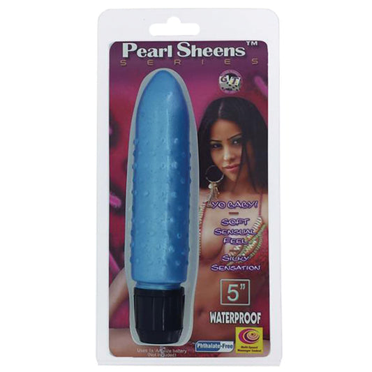 Pearl Shine 5-Inch Bumpy - Blue Pearl Shine 5-Inch Bumpy - Blue - UABDSM