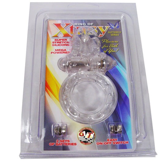 Ring of Xtasy - Clear Butterfly Ring of Xtasy - Clear Butterfly - UABDSM