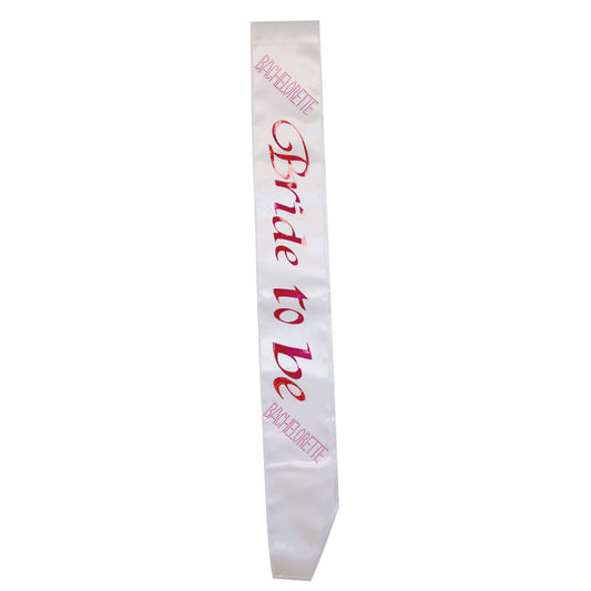 White Bride-to-Be Sash White Bride-to-Be Sash - UABDSM