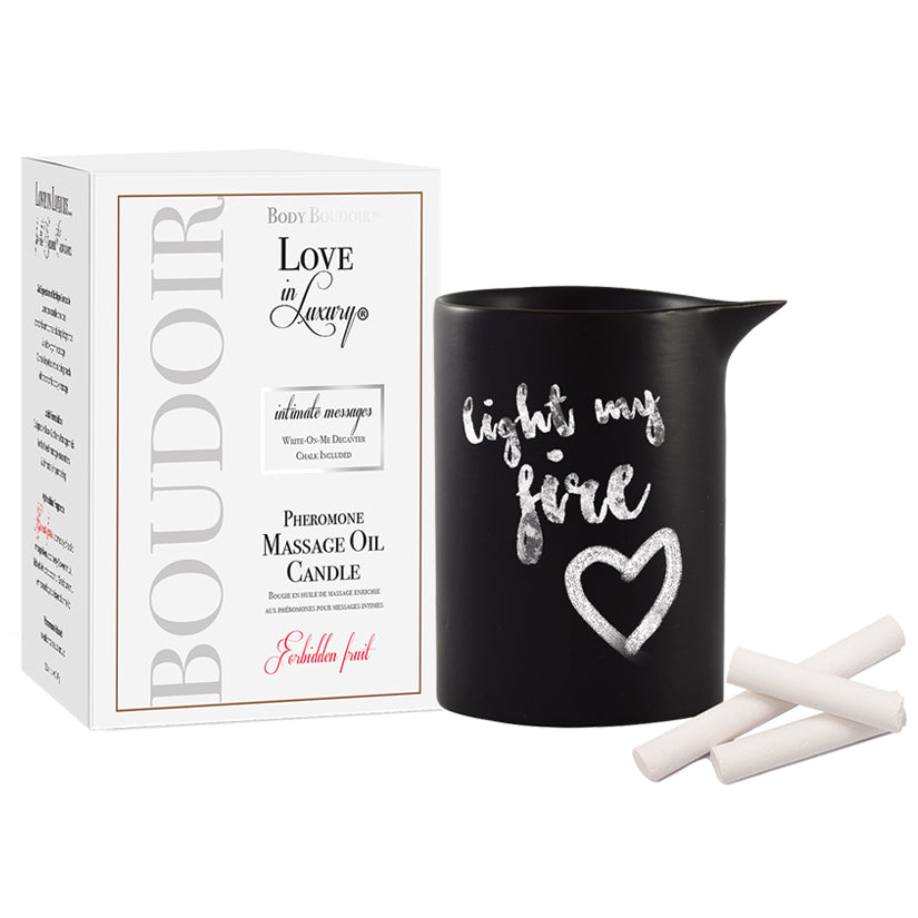 Love In Luxury Intimate Messages Candle-Forbidden Fruit 5oz - UABDSM