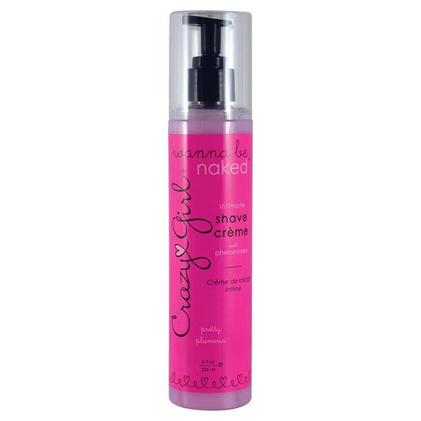 Crazy Girl Shave Crème-Pretty Plumeria 8oz - UABDSM