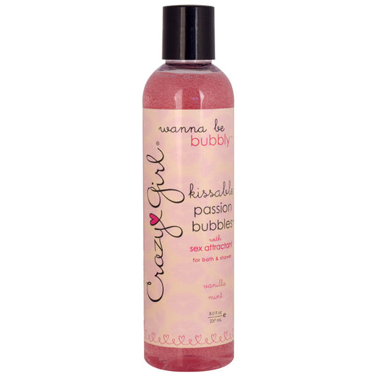 Crazy Girl Kissable Passion Bubbles With Pheromones - Vanilla Mint - 8 Fl. Oz. / 237 ml Crazy Girl Kissable Passion Bubbles With Pheromones - Vanilla Mint - 8 Fl. Oz. / 237 ml - UABDSM
