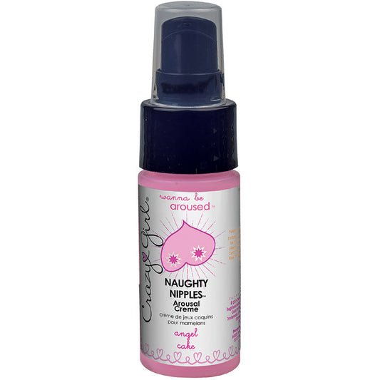 Crazy Girl Naughty Nipples Arousal Creme 1 Oz - Angel Cake Crazy Girl Naughty Nipples Arousal Creme 1 Oz - Angel Cake - UABDSM