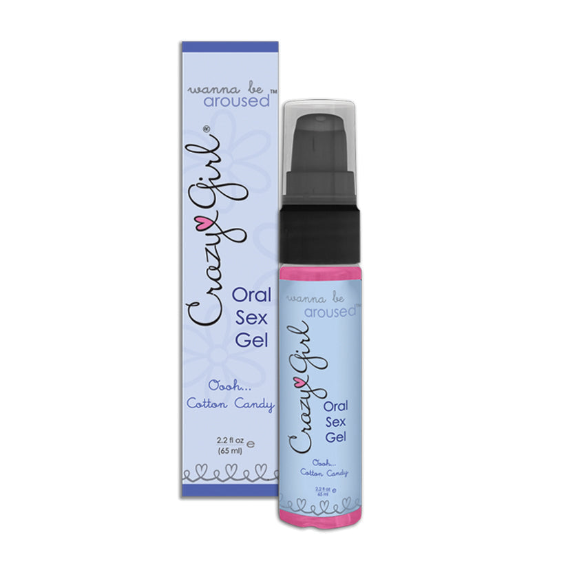 Crazy Girl Oral Sex Gel-Cotton Candy 2.2oz - UABDSM