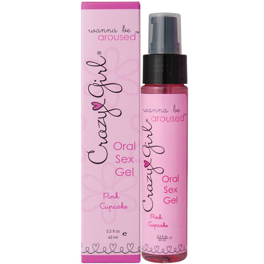 Crazy Girl Oral Sex Gel-Pink Cupcake 2.2oz Crazy Girl Oral Sex Gel-Pink Cupcake 2.2oz - UABDSM
