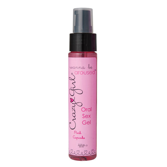 Crazy Girl Oral Sex Gel-Pink Cupcake 2.2oz (Bulk) Crazy Girl Oral Sex Gel-Pink Cupcake 2.2oz (Bulk) - UABDSM