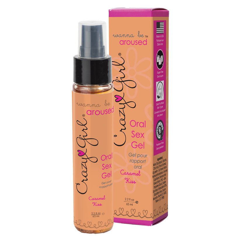 Crazy Girl Oral Sex Gel-Caramel Kiss 2.2oz - UABDSM