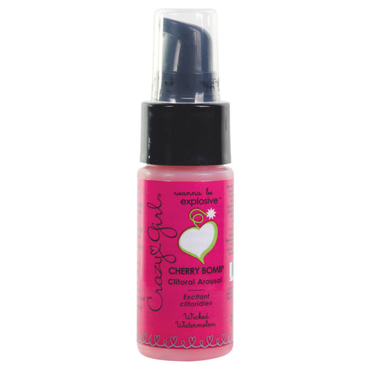 Crazy Girl Cherry Bomb Clit Arousal-Wicked Watermelon 1oz Crazy Girl Cherry Bomb Clit Arousal-Wicked Watermelon 1oz - UABDSM