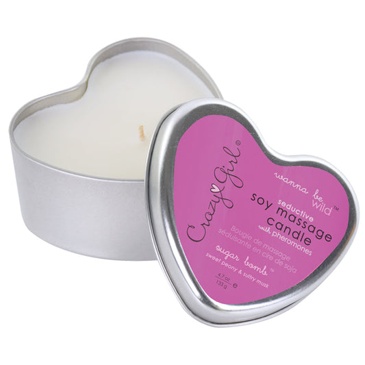 Crazy Girl Massage Candle-Sugar Bomb 4oz Crazy Girl Massage Candle-Sugar Bomb 4oz - UABDSM
