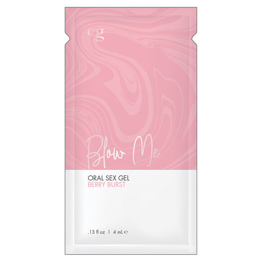 CG Blow Me Oral Sex Gel-Berry Burst Foil Bag of 24 CG Blow Me Oral Sex Gel-Berry Burst Foil Bag of 24 - UABDSM