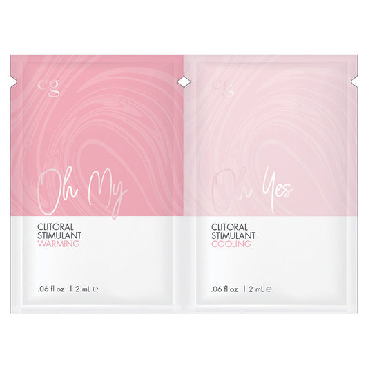 CG Clit Stimulant Duo Warming & Cooling Foil Bag of 24 CG Clit Stimulant Duo Warming & Cooling Foil Bag of 24 - UABDSM