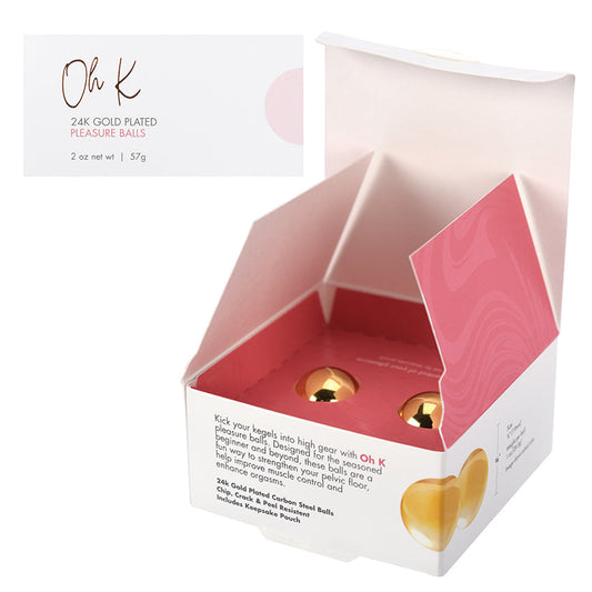 CG Pleasure Balls 24K Gold Plated (Set) CG Pleasure Balls 24K Gold Plated (Set) - UABDSM